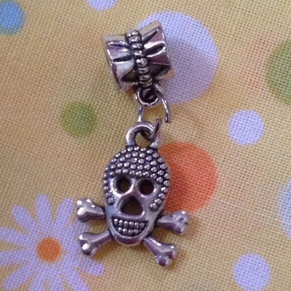Skull charm fits pandora - Picture 2 of 3